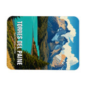 トーレスデルペイネナショナルパークチリ マグネット (横)