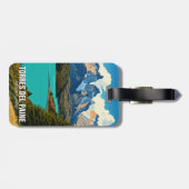 トーレスデルペイネナショナルパークチリ ラゲッジタグ (裏面横)