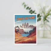 トーレスデルペイネ国立公園チリパタゴニア ポストカード (スタンド正面)