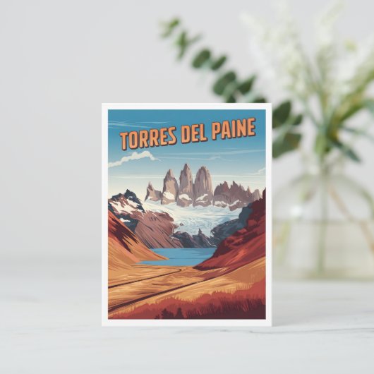 トーレスデルペイネ国立公園チリパタゴニア ポストカード (スタンド正面)