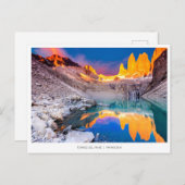 トーレスデルペイネ,チリホリデーポストカード シーズンポストカード (正面/裏面)