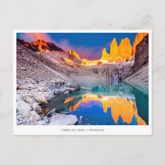 トーレスデルペイネ,チリホリデーポストカード シーズンポストカード (正面)