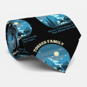 トーレス家族メリークリスマスマイホーム ネクタイ (ロール)