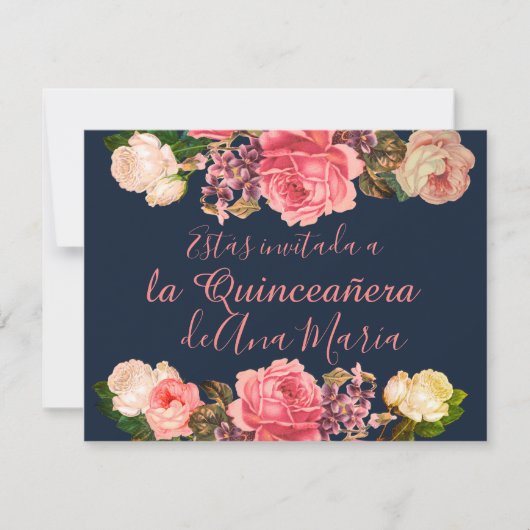 トーレ·エッフェル·エレガンテ·ラ·キンセアニェラ 招待状 (正面)