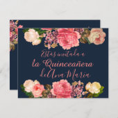 トーレ·エッフェル·エレガンテ·ラ·キンセアニェラ 招待状 (正面/裏面)