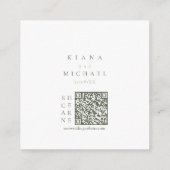 トーンエボニーアイボリーカラーパレットID989を設定する エンクロージャーカード (裏面)