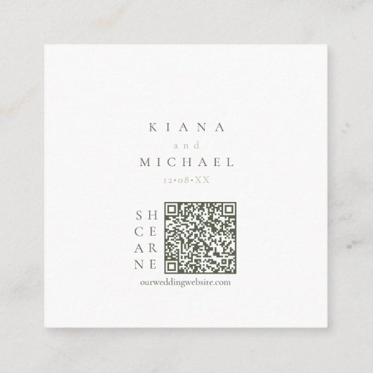 トーンエボニーアイボリーカラーパレットID989を設定する エンクロージャーカード (裏面)