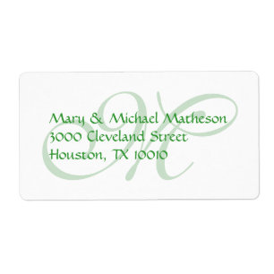 トーンオントーンモノグラム ラベル