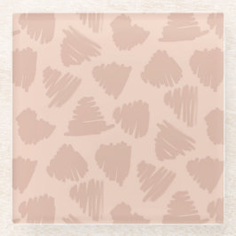 トーンオントーン秋ブレンダー木地の質感 ガラスコースター