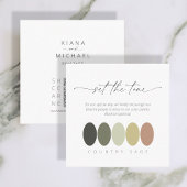 トーンカントリーセージのカラーパレットID786を設定する エンクロージャーカード