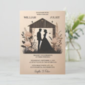 トーンガーデンフローラ春ウッドボホ素朴結婚ズ 招待状 (スタンド正面)