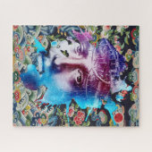 トーンクラウンイエスキリストパッション抽象芸術アート ジグソーパズル (横)