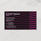 トーンコーナー – ホットピンク 名刺 (裏面)