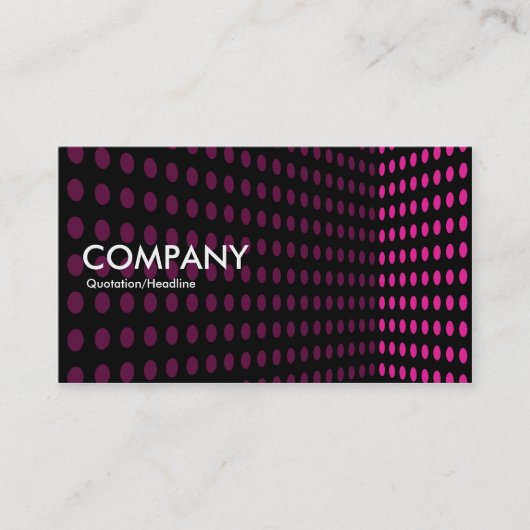 トーンコーナー – ホットピンク 名刺 (正面)