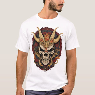 トーンスカルデスメタルTシャツ Tシャツ