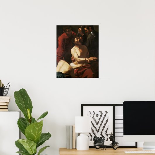 トーンズによって冠されたキリスト, c.1602 ポスター (ホームオフィス)