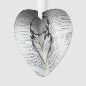 トーンズのハートと聖書 オーナメント (正面)