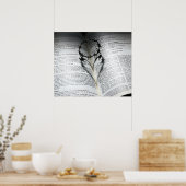 トーンズのハートと聖書 ポスター (キッチン)