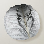 トーンズのハートと聖書 ラウンドクッション (裏面)