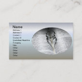 トーンズのハートと聖書 名刺 (正面)