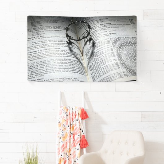 トーンズのハートと聖書 横断幕 (インサイチュ)