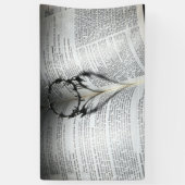 トーンズのハートと聖書 横断幕 (縦)