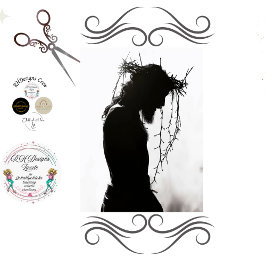 トーンズの冠が切り離されたキリスト 薄葉紙