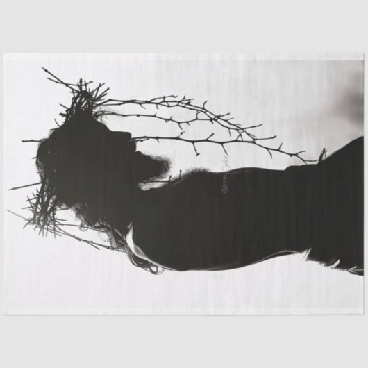 トーンズの冠が切り離されたキリスト 薄葉紙 (正面)