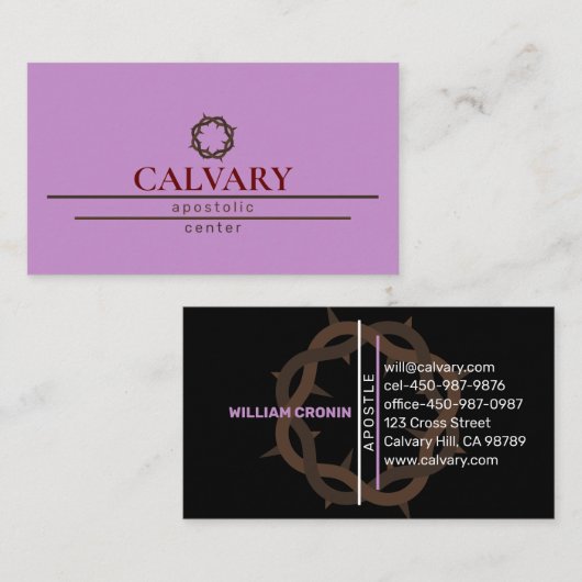 トーンズの冠 名刺 (正面/裏面)