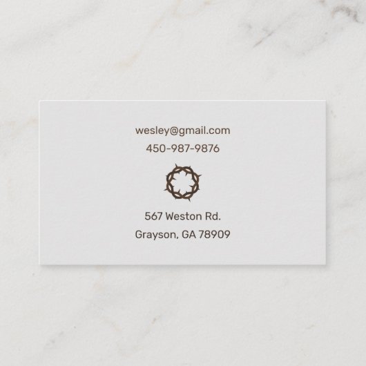 トーンズの冠 名刺 (裏面)