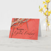 トーンズの良い金曜の冠 カード (黄色い花)