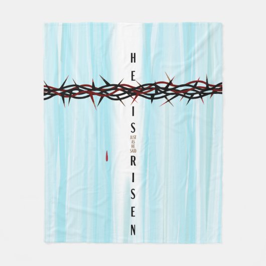 トーンズ十字冠 フリースブランケット (正面)