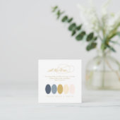 トーンダスティブルー赤面のカラーパレットID1022の設定 エンクロージャーカード (スタンド正面)