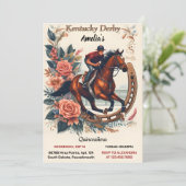 トーンホースカウボーイダービーパーティーウェスタンキンセアニェラ 招待状 (スタンド正面)