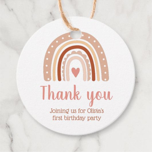 トーンボホレインボーバースデーパーティーありがとう フェイバータグ (正面)