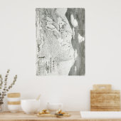 トーンマウンテン1949トレイルマップ ポスター (キッチン)