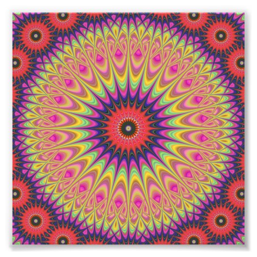 トーンマンダラ フォトプリント            (正面)