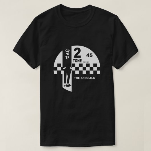 トーンレコード – スペシャルSkaラベル Tシャツ (デザイン正面)