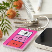 トーン周期テーブル名キーリング キーホルダー (正面右)