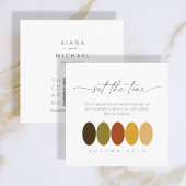 トーン秋の金ゴールドカラーパレットID786の設定 エンクロージャーカード