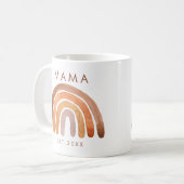 トーン自然ボホレインボーマムコーヒーマグ コーヒーマグカップ (正面左)