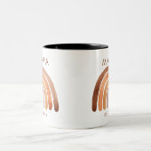 トーン自然ボホレインボーマムコーヒーマグ コーヒーマグカップ (中央)