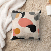 トーン自然抽象芸術モダンミニマリスト幾何学模様 クッション (ブランケット)