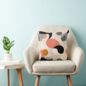 トーン自然抽象芸術モダンミニマリスト幾何学模様 クッション (椅子)