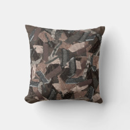 トーン自然抽象芸術幾何学的リボンテクスチャ クッション