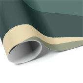 トーン自然抽象芸術旋回デザイン ラッピングペーパー (ロールコーナー)