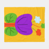 トーン鮮やか フリースブランケット (正面(横))