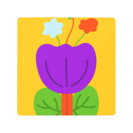 トーン鮮やか メタルプリント