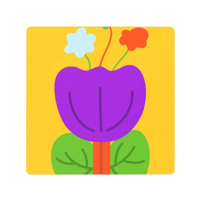 トーン鮮やか メタルプリント (正面)