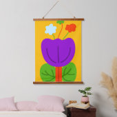 トーン鮮やか 吊り下げ型タペストリー (寝室)